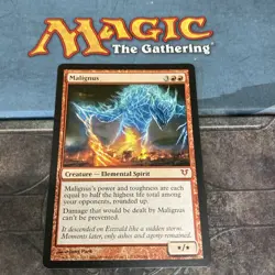 Malignus MTG AVR NM Red Regular TCG Card - Image 1