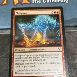 Malignus MTG AVR NM Red Regular TCG Card - Image 2