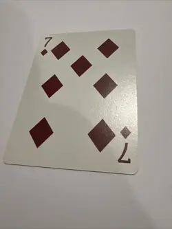Seven Of Diamonds MTG Yaquinto Poker Playing Card Magic The Gathering WOTC 1994 - Image 2