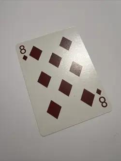Eight Of Diamonds MTG Yaquinto Poker Playing Card Magic The Gathering WOTC 1994 - Image 2