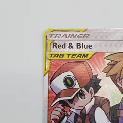Red & Blue 234/236 Full Art Trainer 2019 Cosmic Eclipse Pokemon Card NM - Image 2