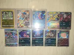 RARE DOUBLE CORNER ERROR CARD! Pokemon TCG Rare, Full art, Ex Lot (10 Cards) - Image 2