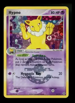 Hypno 25/112 EX FireRed LeafGreen FRLG 2004 Reverse Holo Rare Pokemon Card TCG - Image 1