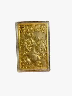 Vintage Pokemon Burger King 23K Gold Charizard Gold Card - Image 1
