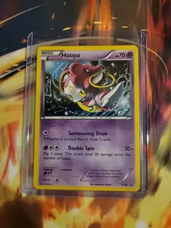 POKEMON PROMO CARD - XY BLACKSTAR PROMO - HOOPA XY90 (HOLO) NM - Image 1