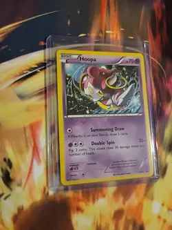 POKEMON PROMO CARD - XY BLACKSTAR PROMO - HOOPA XY90 (HOLO) NM - Image 2