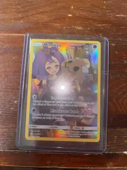 Mimikyu 245/236 Cosmic Eclipse Full Art Secret Rare Holo Pokemon Card LP - Image 2