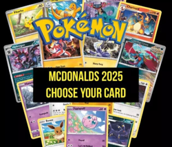 PICK YOUR CARD 2025 McDonald’s Pokemon Happy MEAL & Booster packs & Complete Set - Image 1