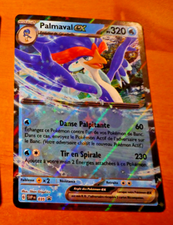 POKEMON CARD HOLO CARTE PALMAVAL SVP 035 EX PROMO FR JCC ** 2023 - Image 1