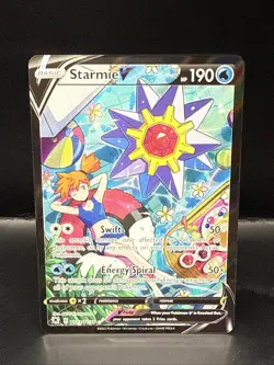 Pokemon TCG Starmie v Astral Radiance Holo Ultra Rare Card TG13/TG30 - Image 2