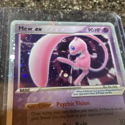 Pokemon TCG Mew EX Holon Phantoms Holo Ultra Rare Card 100/110 EX/NM - Image 2