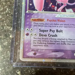 Pokemon TCG Mew EX Holon Phantoms Holo Ultra Rare Card 100/110 EX/NM - Image 3