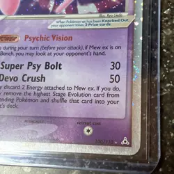 Pokemon TCG Mew EX Holon Phantoms Holo Ultra Rare Card 100/110 EX/NM - Image 4