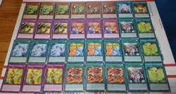 Yu-Gi-Oh Card Mikanko Deck Core Ha Re, Hu Li Kagura, Rondo, Dance, Ceremony + - Image 1