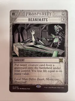 Reanimate Outlaws of Thunder Junction: Breaking News #18 Rare - Image 1