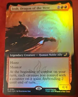 Iroh, Dragon of the West - #194 Foil Extended - Avatar: The Last Airbender - Mtg - Image 1