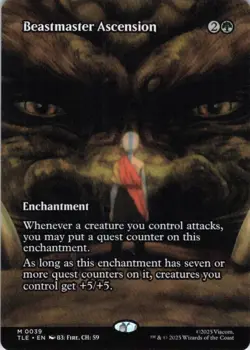 MTG Beastmaster Ascension (Borderless) (39) | NM | Avatar: Last Airbender {TLE} - Image 1