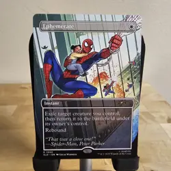 MTG Ephemerate 1990 Rare Secret Lair Marvel's Spider-Man: Heroic Deeds - Image 1