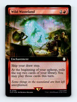 #396 2024 Fallout PIP Wild Wasteland Commander RARE FOIL - Image 1