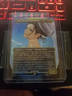 MAGIC THE GATHERING MTG - YUNA, GRAND SUMMONER - FINAL FANTASY FOIL PROMO - Image 1