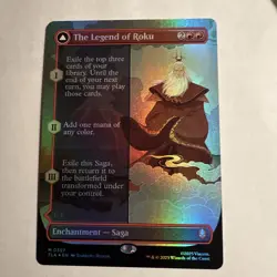 The Legend of Roku Borderless 357 NM MTG Avatar: The Last Airbender Magic - Image 2
