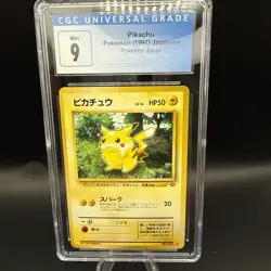 Vintage Pikachu #25 Japanese Jungle 1997 Pokemon CGC Mint 9 - Image 1