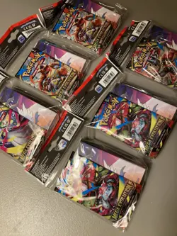 Lot of 6 Pokemon TCG Mega Evolution Mini Portfolio Booster Packs New Sealed Pack - Image 2