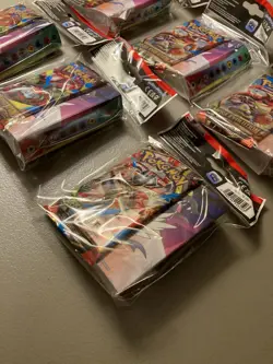 Lot of 6 Pokemon TCG Mega Evolution Mini Portfolio Booster Packs New Sealed Pack - Image 3