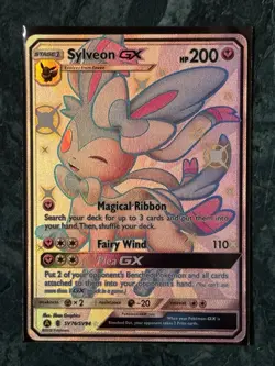 Pokemon Shiny Sylveon GX SV76/SV94 Full Art Ultra Rare Hidden Fates Mint PSA 10 - Image 1