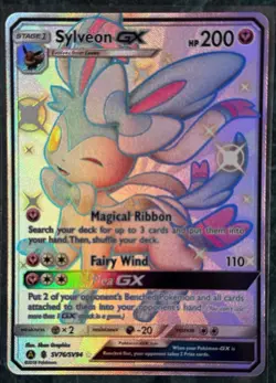 Pokemon Shiny Sylveon GX SV76/SV94 Full Art Ultra Rare Hidden Fates Mint PSA 10 - Image 2