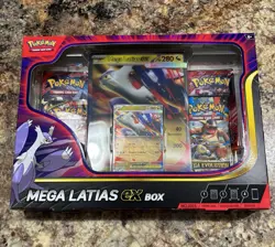 Pokemon TCG Mega Latias EX Box - XY Promo - 4 Booster Packs - Factory Sealed - Image 1