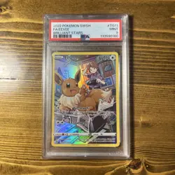 PSA 9 Brilliant Stars Eevee TG11 - 2022 Pokemon Swsh09 Trainer Gallery TG11/TG30 - Image 1