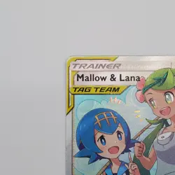 Mallow And Lana 231/236 Full Art Pokemon Cosmic Eclipse Tag Team - NM - Image 2