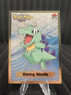 Shining Totodile #158 - Gold Holo - Johto Shiny Infinity Set 2024 - Pokemon 2 NM - Image 1