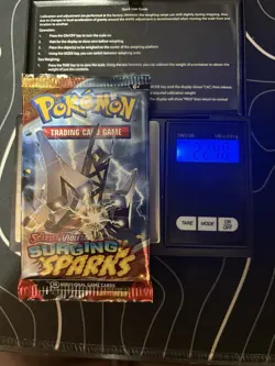 🔥 INSANELY HEAVY 🔥 22.48g Pokemon Surging Sparks Booster Pack Factory Sealed - Image 1