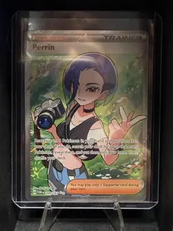 Pokemon TCG Perrin Full Art Trainer Twilight Maskaraid 209/167 - Image 1