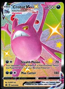 Crobat VMAX (Shiny) - SWSH099 Sword & Shield Promo Pokemon TCG Near Mint - Image 1