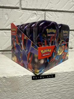 Pokemon TCG Mega Evolutions Mini Tin Display (10) New Tins - Image 2