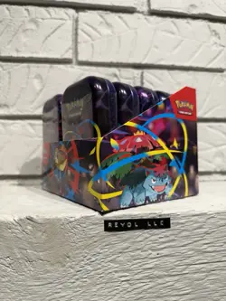 Pokemon TCG Mega Evolutions Mini Tin Display (10) New Tins - Image 3