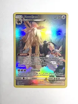 Stoutland (Secret) 248/236 Secret Rare Holo NM Pokemon SM - Cosmic Eclipse - Image 1