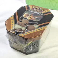 Pokemon TCG - V Powers International Tin - Evee V - SPANISH - 4 Packs - Image 4
