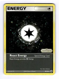 React Energy Legend Maker #82 (2006) Uncommon Reverse Holo NM Pokemon - Image 1