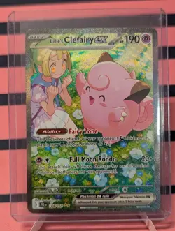 Pokemon Journey Together Lillie's Clefairy ex 184/159 SIR - Image 1
