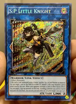 Yugioh S:P Little Knight RA03-EN049 Secret Rare 1st Ed NM w/Tracking - Image 1