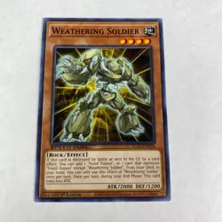Yugioh Weathering Soldier SGX4-END06 1st Edition Speed Duel Midterm Destruction - Image 1