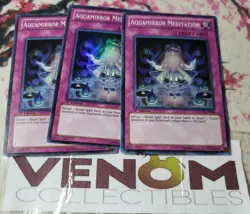 3x (M/NM) - Aquamirror Meditation - HA05-EN058 - Super Rare - 1st Edition YuGiOh - Image 1