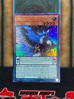 Yugioh Mythical Beast Garuda EXFO-EN023 Ultra Rare NM - Image 1