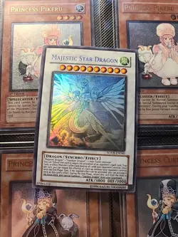 YuGiOh Majestic Star Dragon - SOVR-EN040 - Ghost Rare - - Image 1
