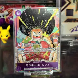 One Piece Card Game Japanese Luffy OP07-073 BANDAI CARD GAMES Fest Promo - Image 1
