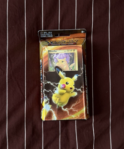 Pokemon Cards Pikachu Power Cracked Ice Theme Deck Evolutions XY Sealed - Image 1